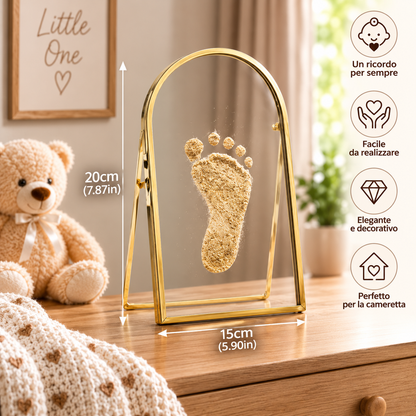 Quadro Ricordo con Impronta del Bambino
